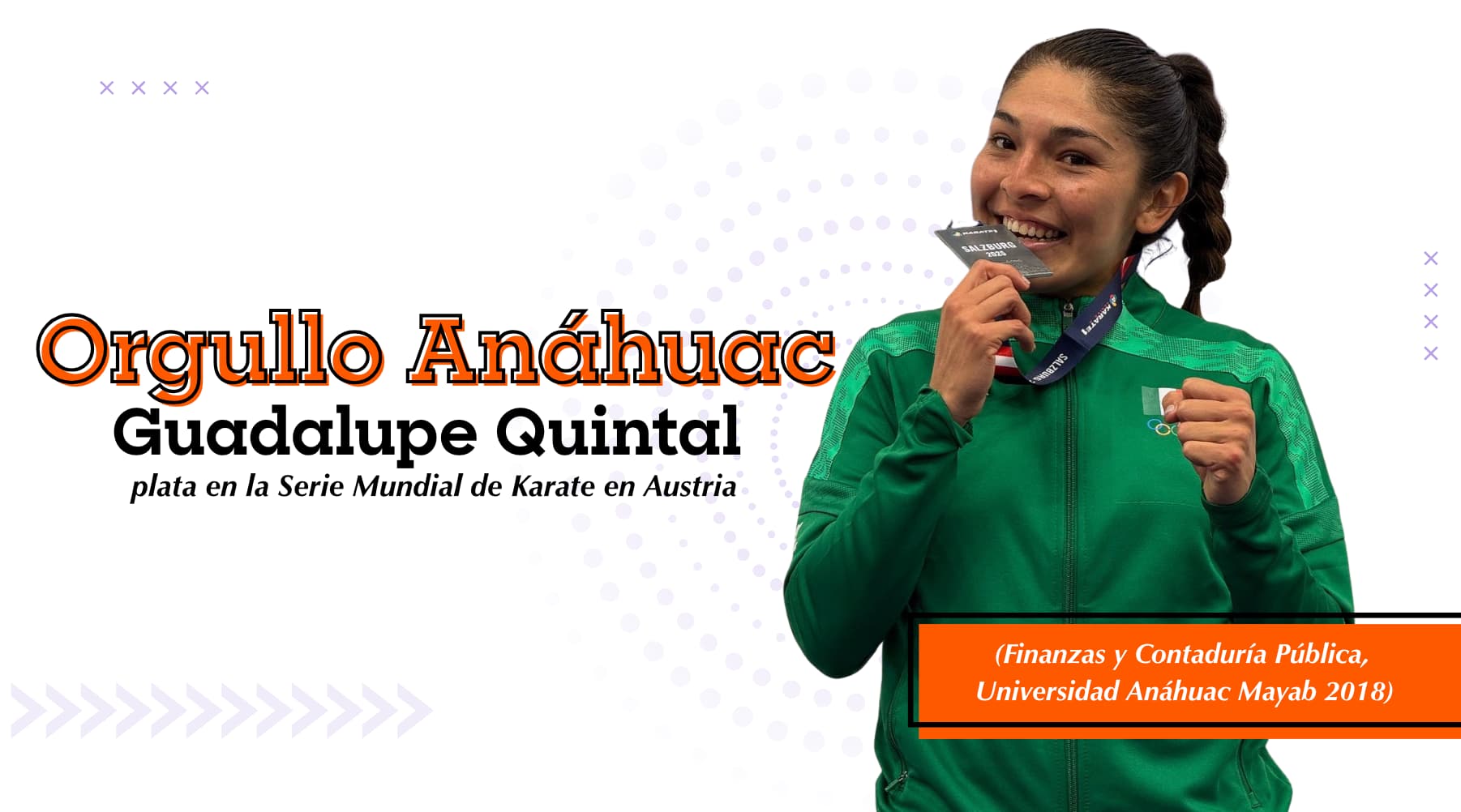 Orgullo Anáhuac: Guadalupe Quintal conquista la plata en la Serie Mundial de Karate en Austria
