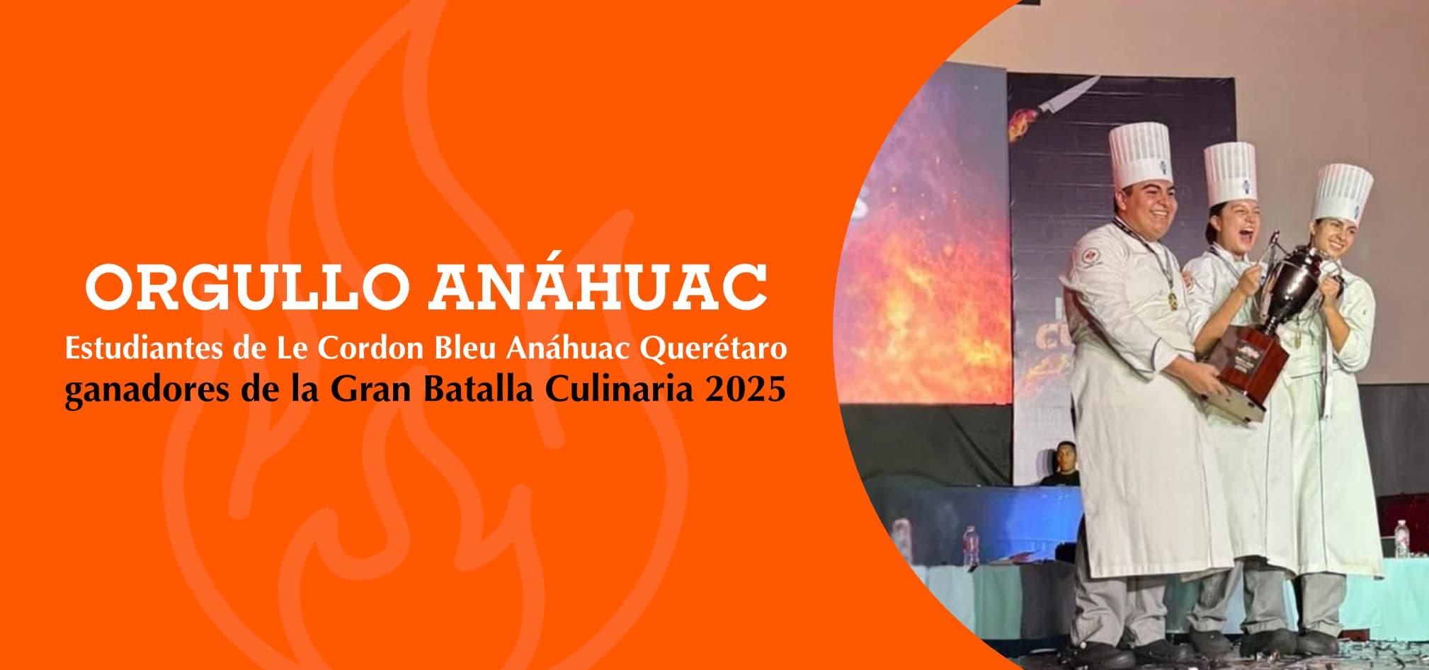 Estudiantes Anáhuac conquistan el primer lugar nacional en la Gran Batalla Culinaria 2025
