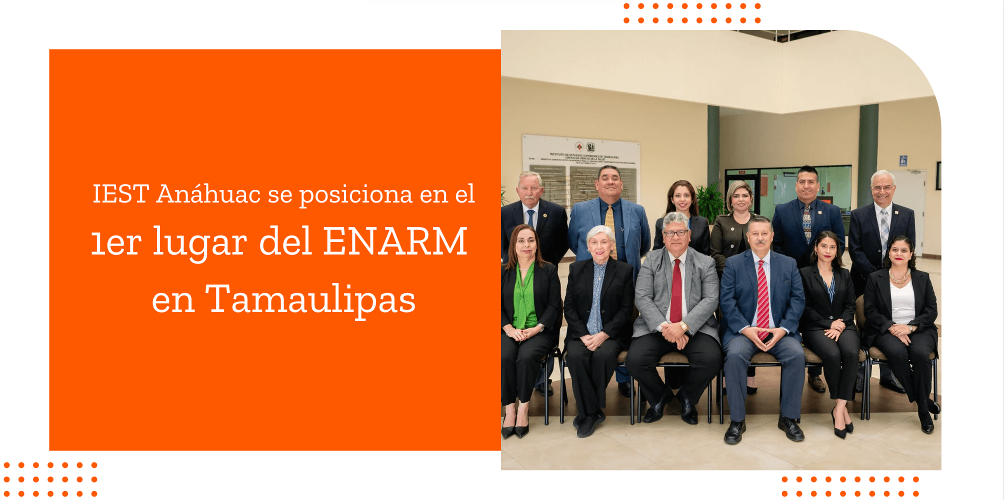 Alumnos de la Red de Universidades Anáhuac se posicionan en el 1er lugar del ENARM en Tamaulipas