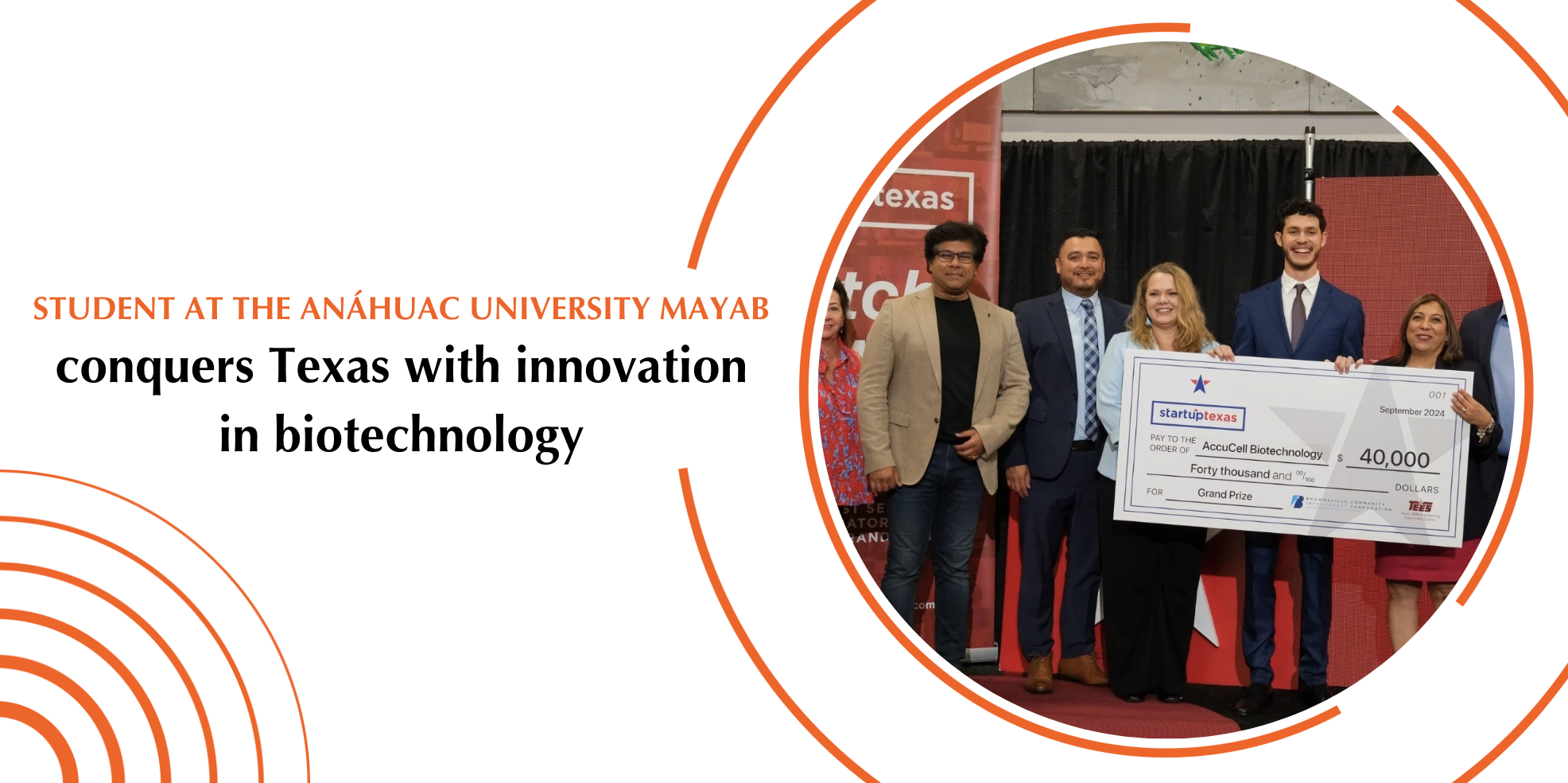 Anáhuac University Mayab student conquers Texas with innovation in biotechnology 