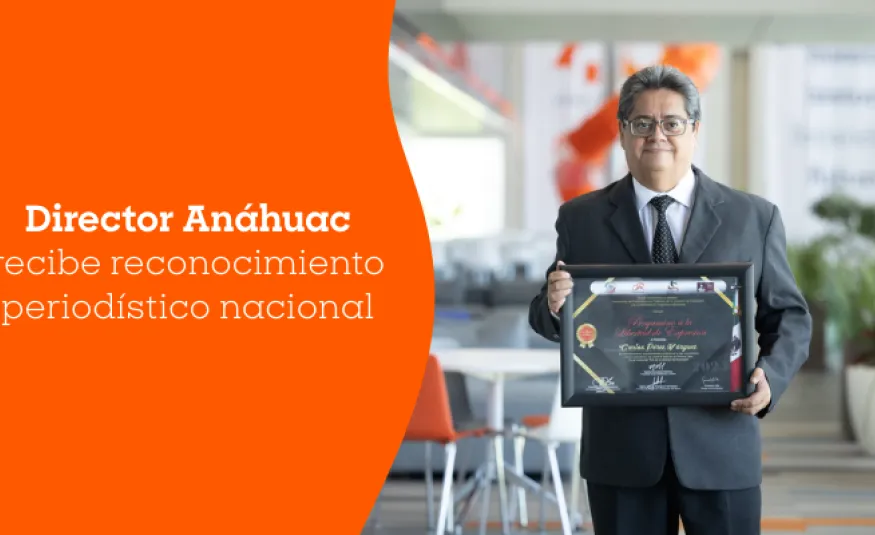 ​​​​​Director Anáhuac recibe el “Pergamino a la Libertad de Expresión”  