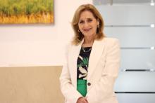 Foto de Gloria Septién, en la Rectoría.