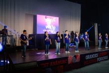 Aspecto del concierto de Pax et Vox de la esperanza