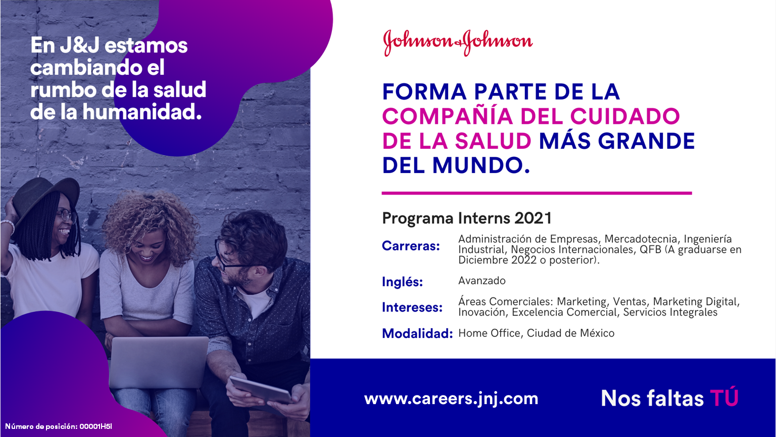 Vacante en Johnson & Johnson