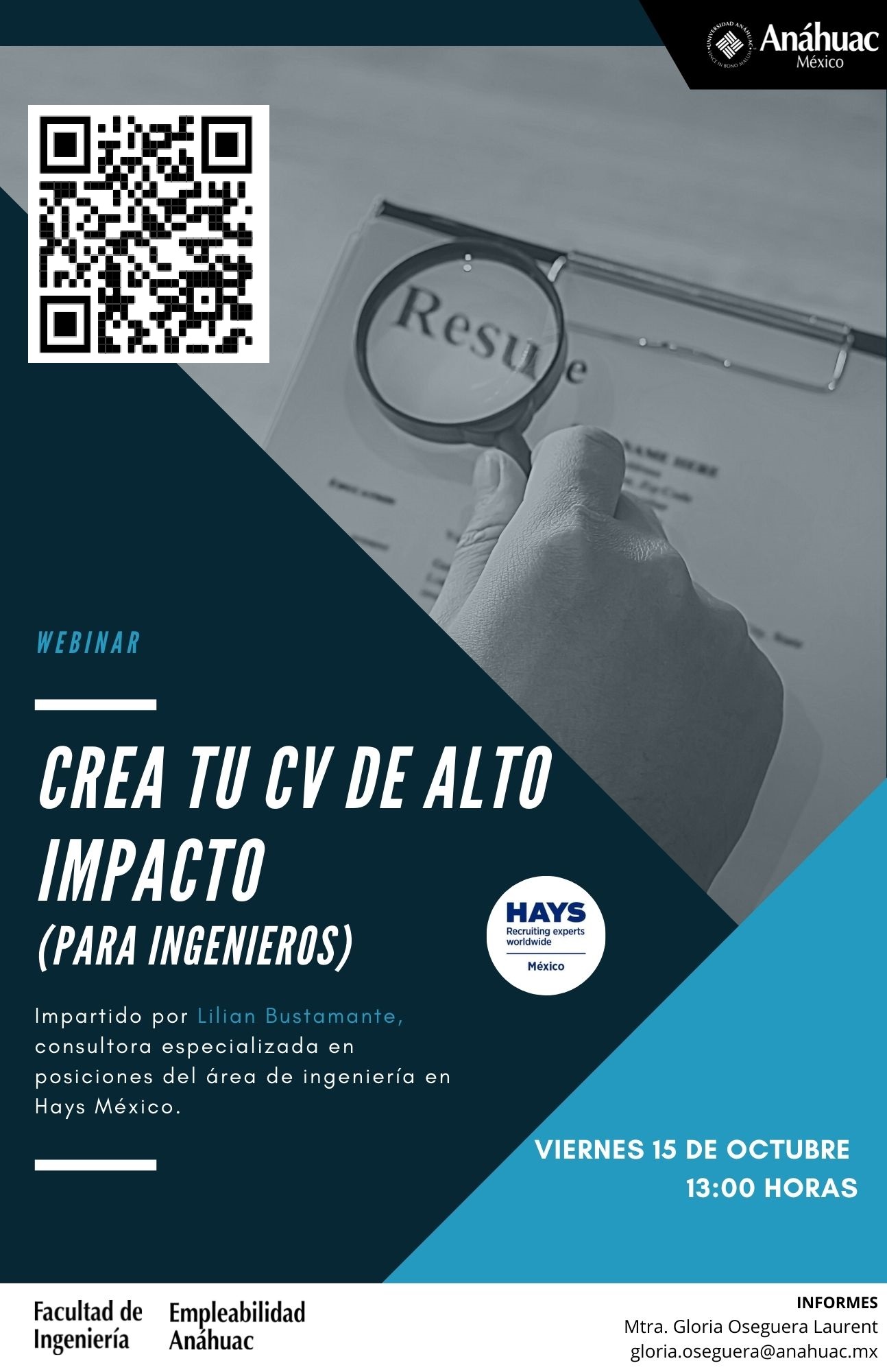 Webinar CV de impacto para ingenieros