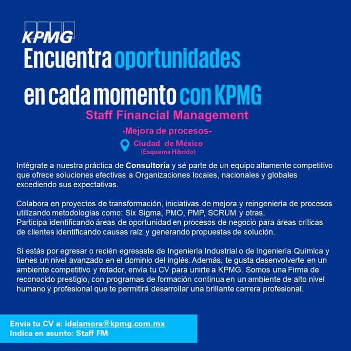 VACANTE - Staff Financial Management | KPMG