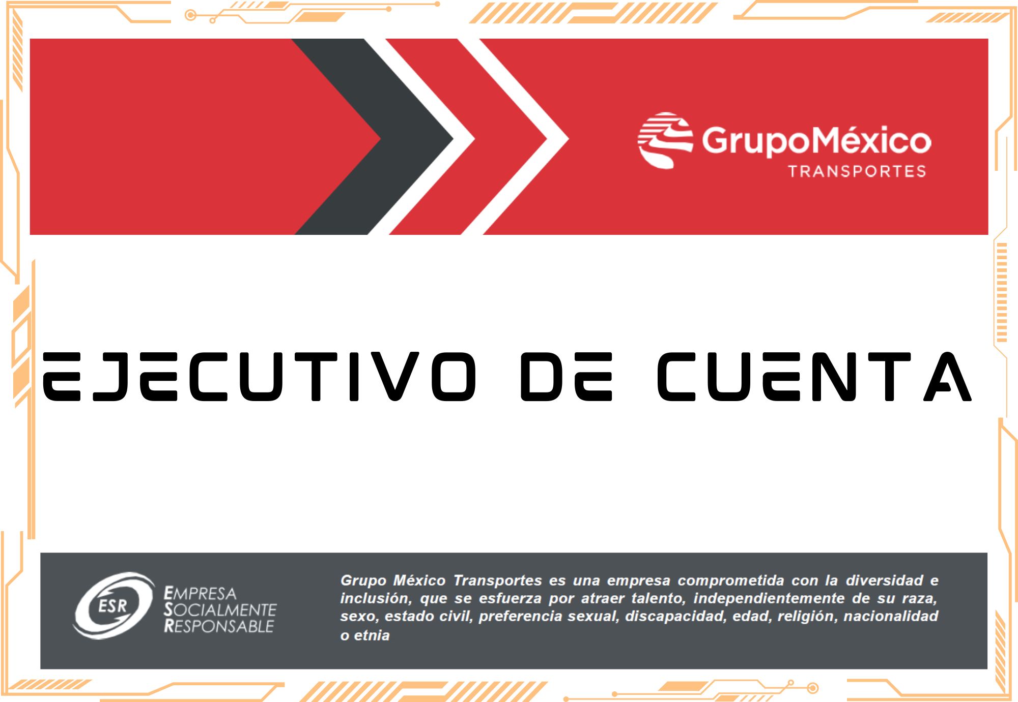 GRUPO MEXICO TRANSPORTES FERROMEX | Ejecutivo de venta