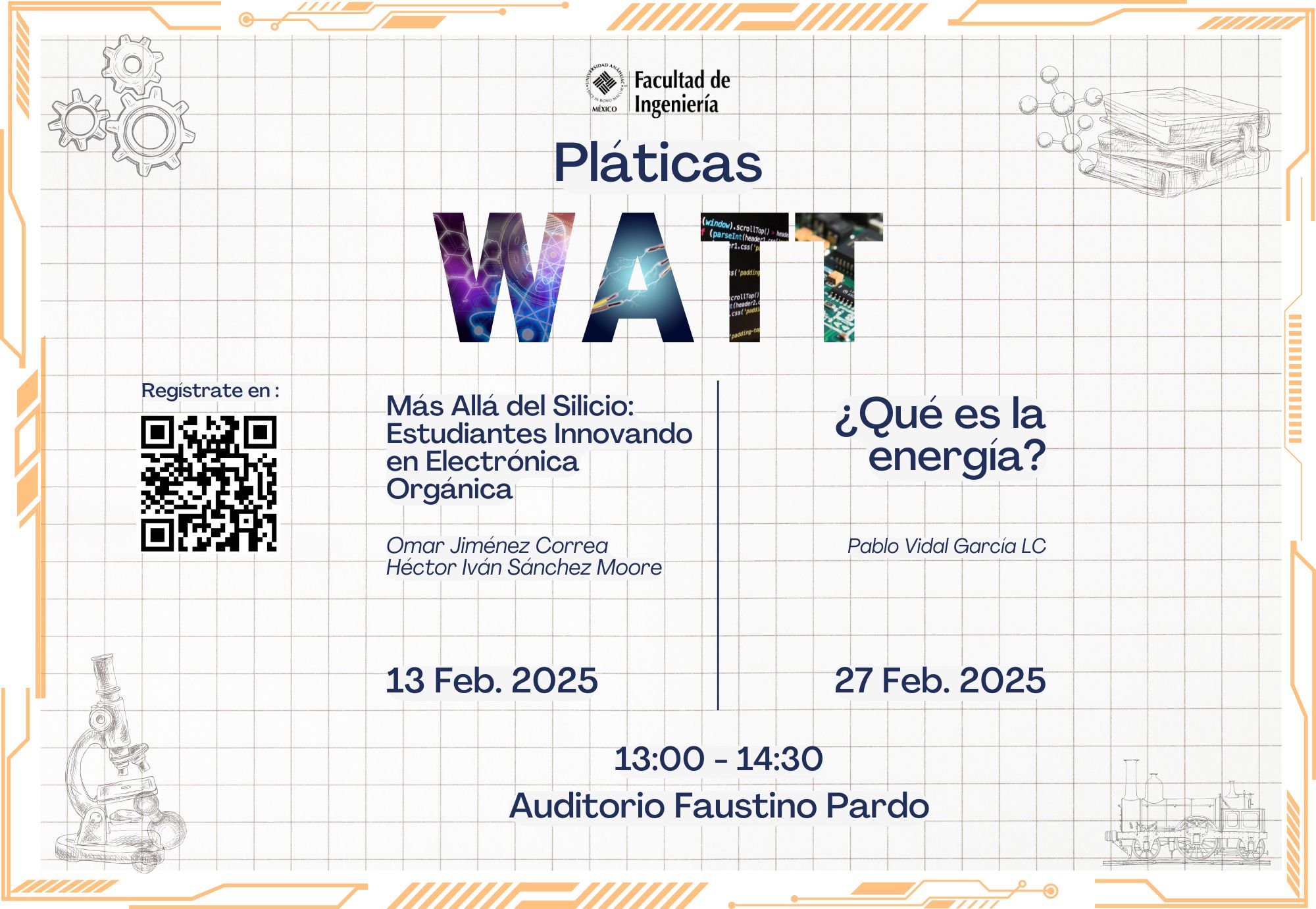 ¡Participa en las Pláticas Watt 2025!