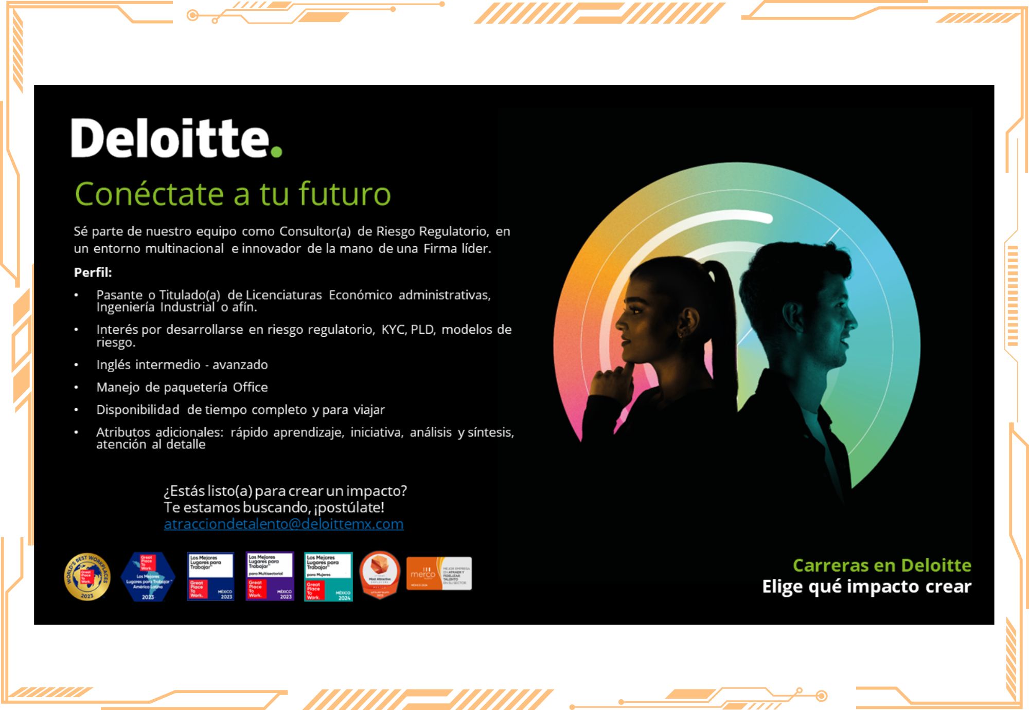 DELOITTE | Consultor(a) de Riesgo Regulatorio 