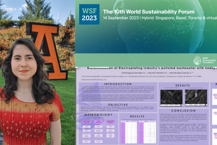 Alumna de Ingeniería Ambiental participa en la décima edición del World Sustainability Forum