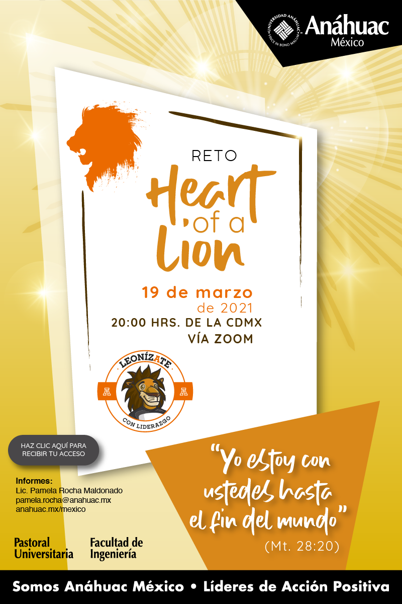 Participa en el reto Heart of Lion 