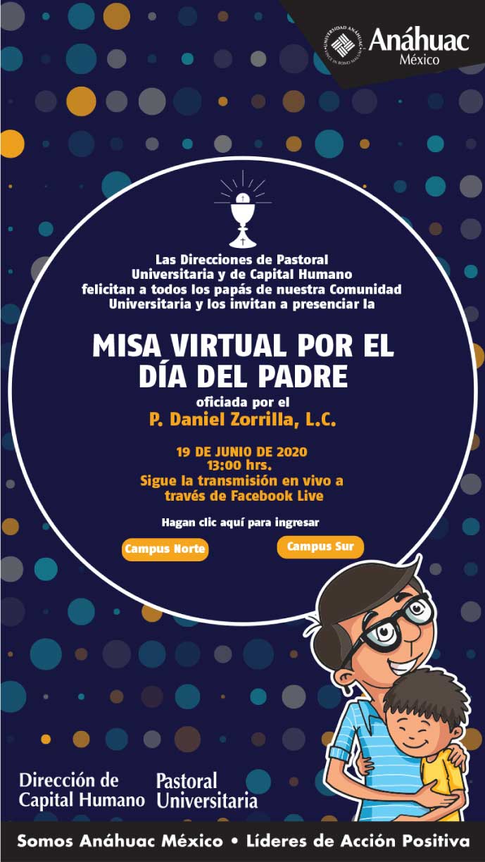 Misa virtual por el Día del Padre