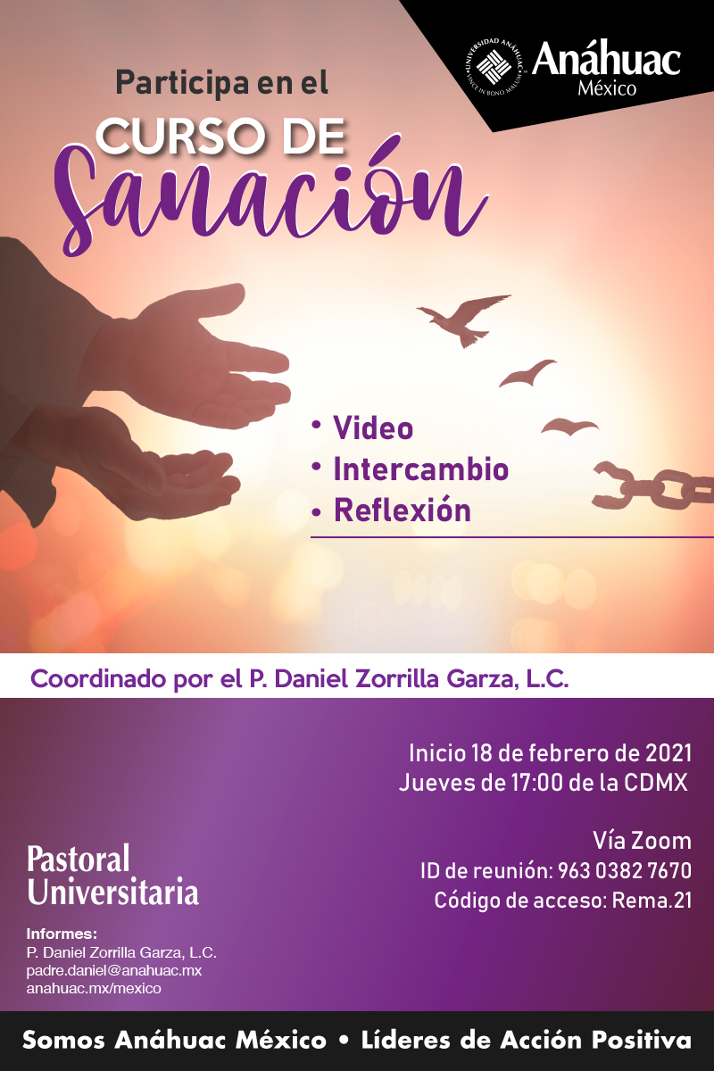 No te pierdas el Curso de Sanación