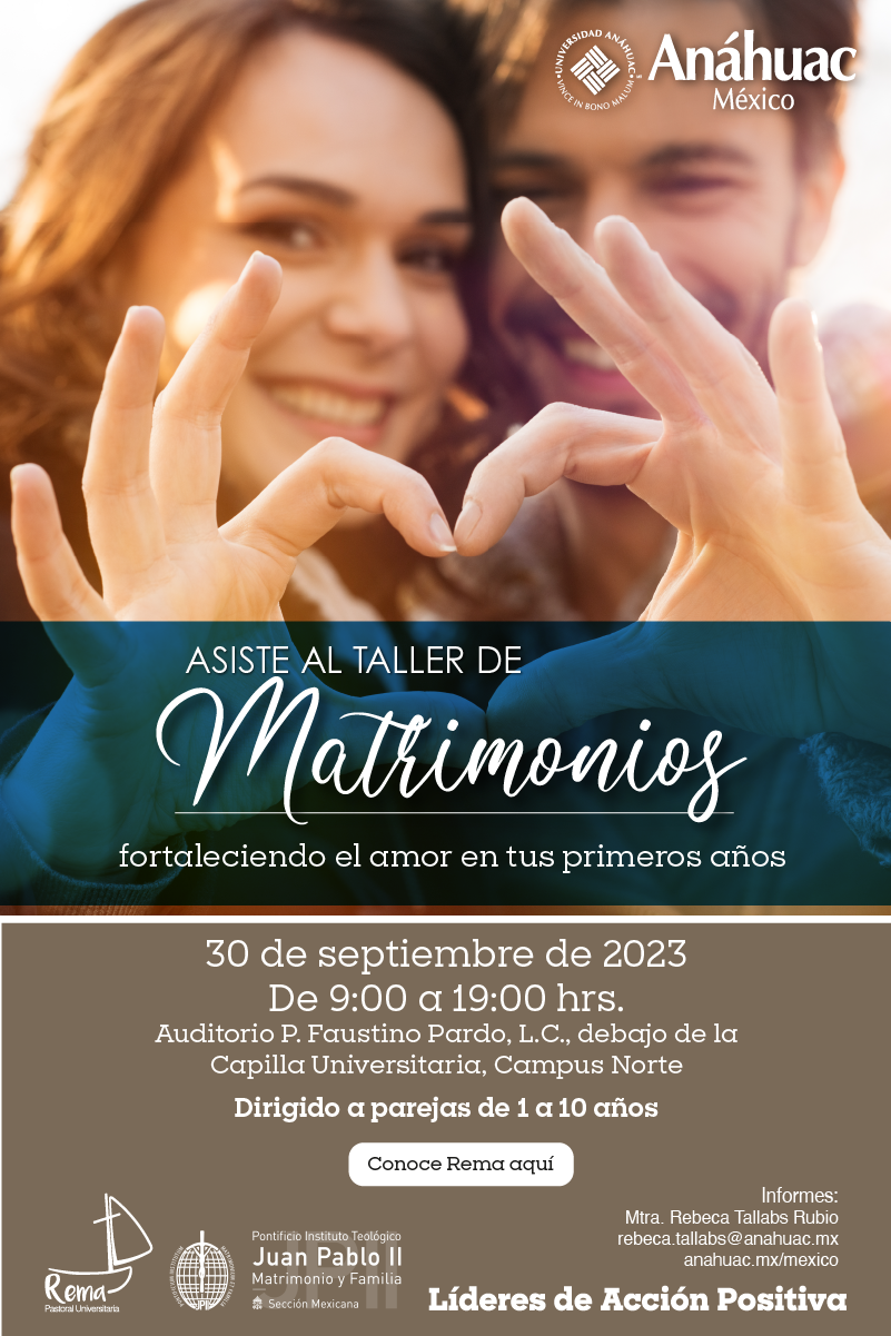 Asiste al Taller de Matrimonios