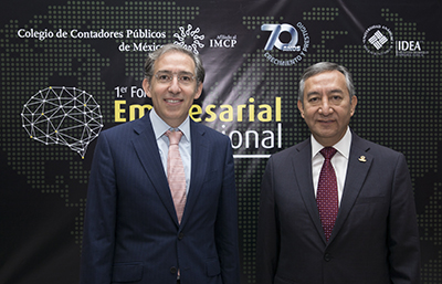 IDEA y el Colegio de Contadores Públicos de México realizan el 1er Foro Empresarial Internacional