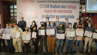 Se presentó el Estándar EC1348 “Realizar una entrega segura de mercancías y productos en motocicleta”