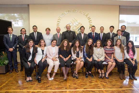 Comida con miembros de las Sociedades de Alumnos