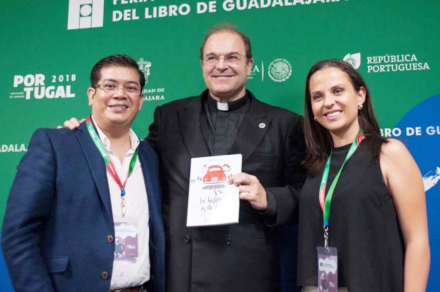 Presentación del libro La historia es de dos en FIL Guadalajara