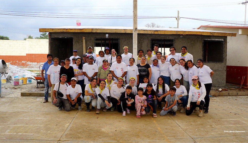 ASUA Construye transforma escuelas en Hidalgo