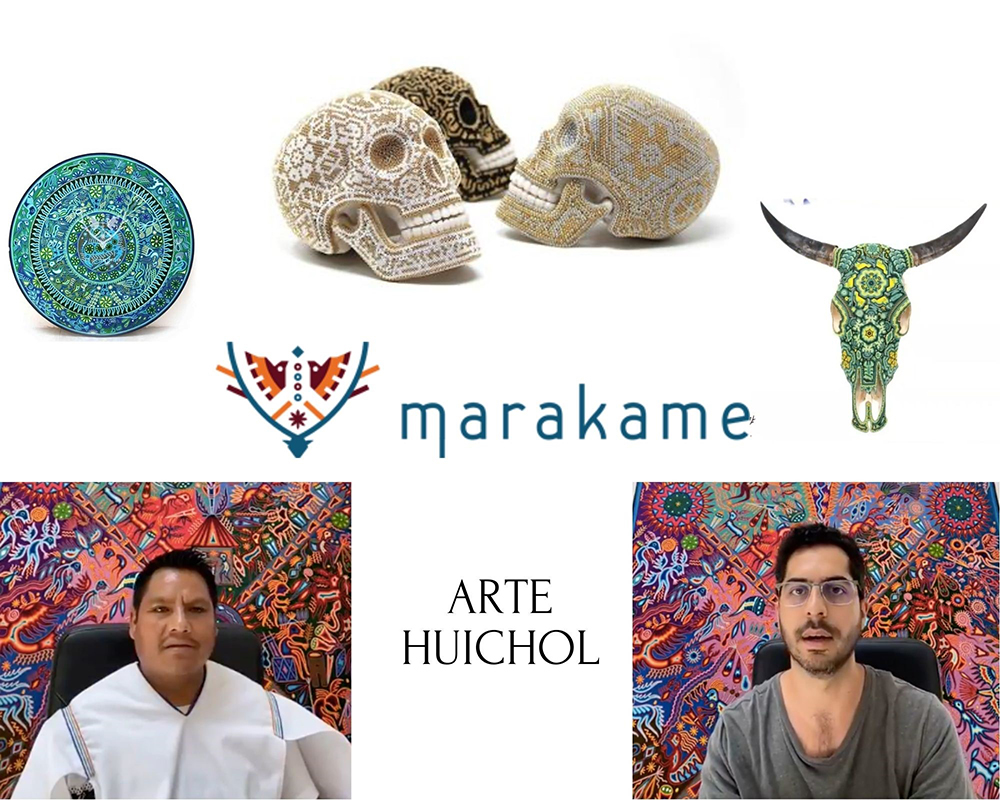 El colectivo Marakame acerca el arte huichol a nuestra Escuela de Artes