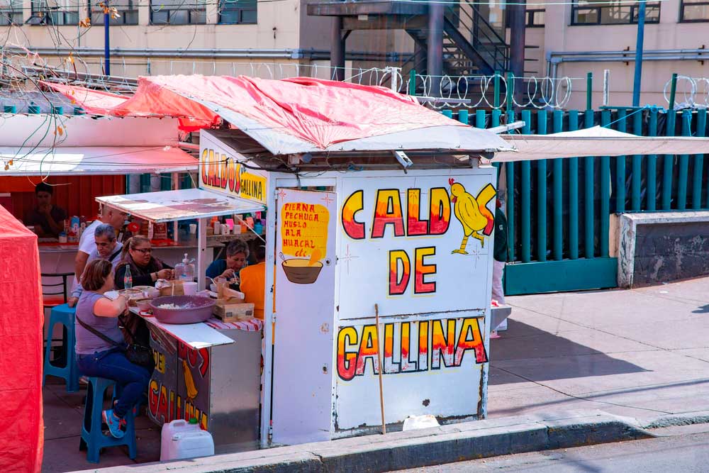 Gastronomía callejera en la Ciudad de México 