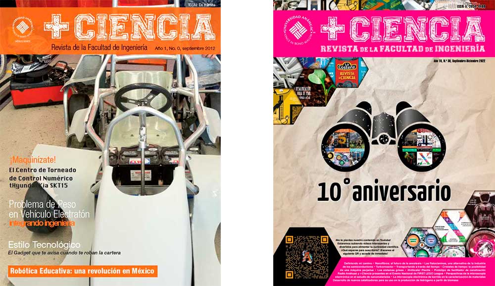 Revista +Ciencia, 10 años difundiendo los avances científicos y tecnológicos de la ingeniería