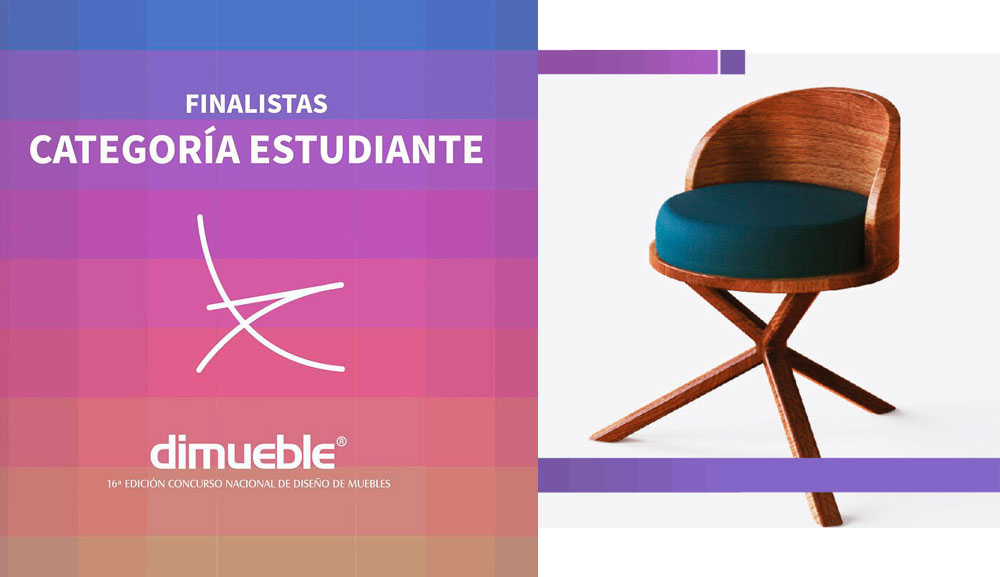 Alumnos de Diseño Industrial, finalistas del Concurso Nacional de Diseño DIMUEBLE