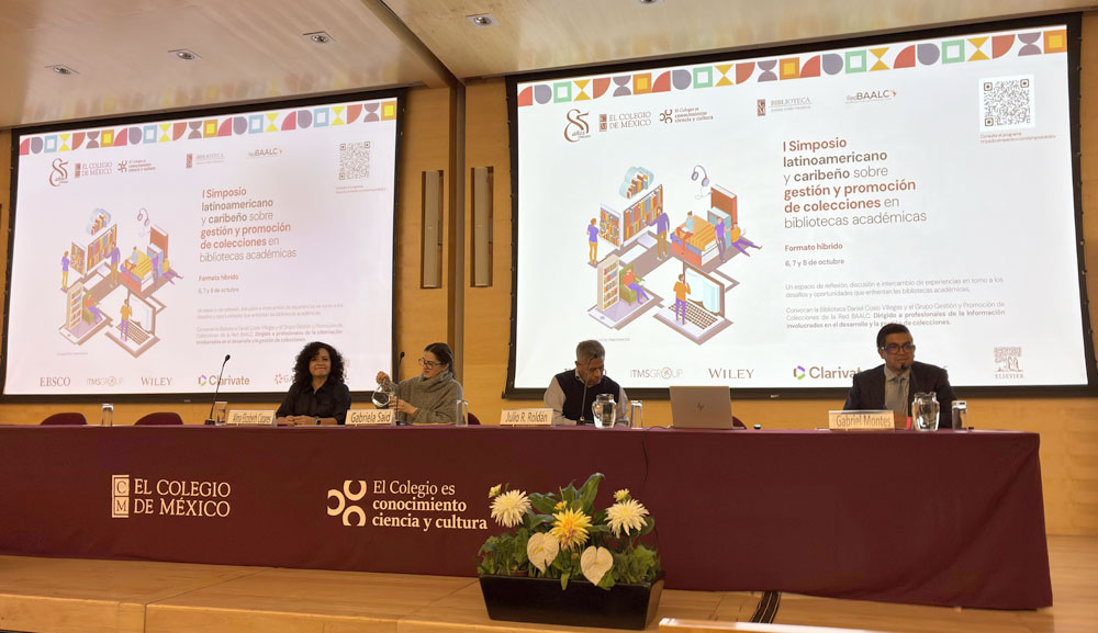 La Mtra. Alma Cázares participa en el I Simposio Latinoamericano y Caribeño sobre Gestión y Promoción de Colecciones en Bibliotecas Académicas