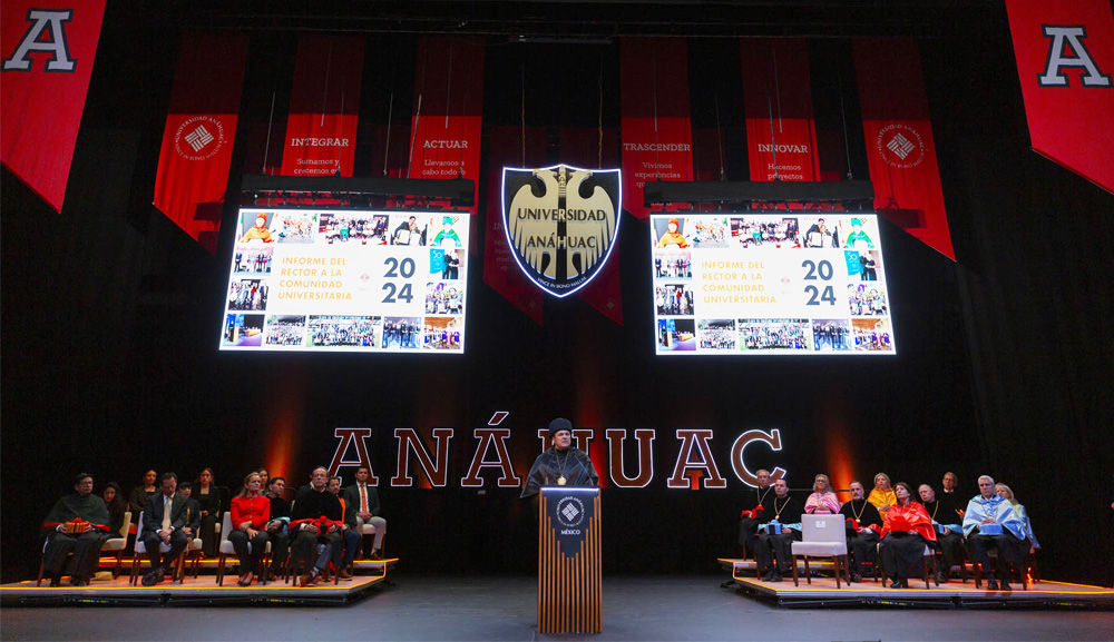 Nuestro rector, el Dr. Cipriano Sánchez García, L.C., presenta su Informe 2024 a la Comunidad Anáhuac