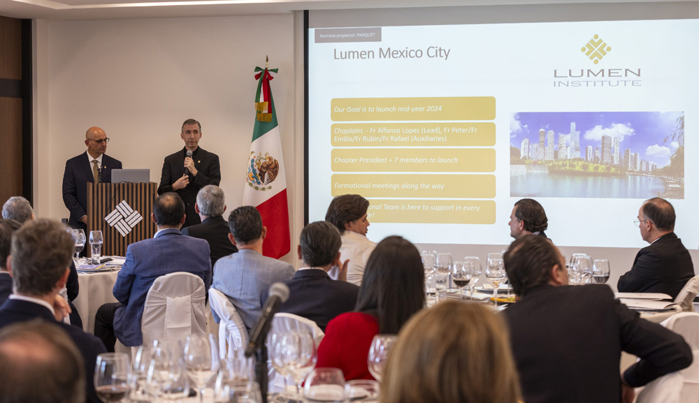 Presentamos a destacados empresarios el proyecto Lumen Institute – IADA