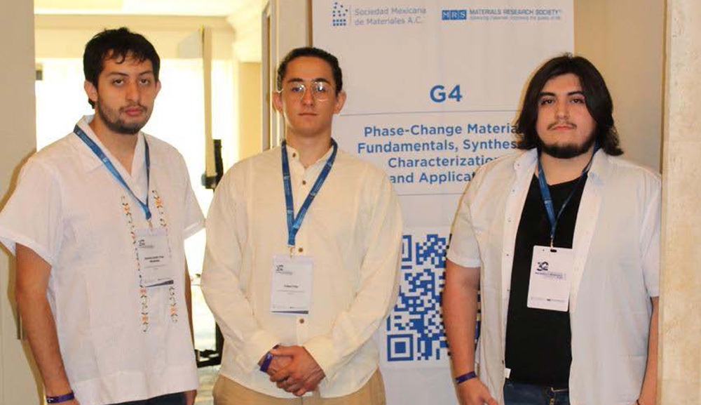 Engineering students participate in the International Materials Research Congress