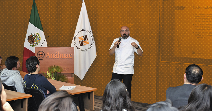 Chef Ejecutivo de Barroco Restaurante imparte Cátedra Prima en la Universidad Anáhuac