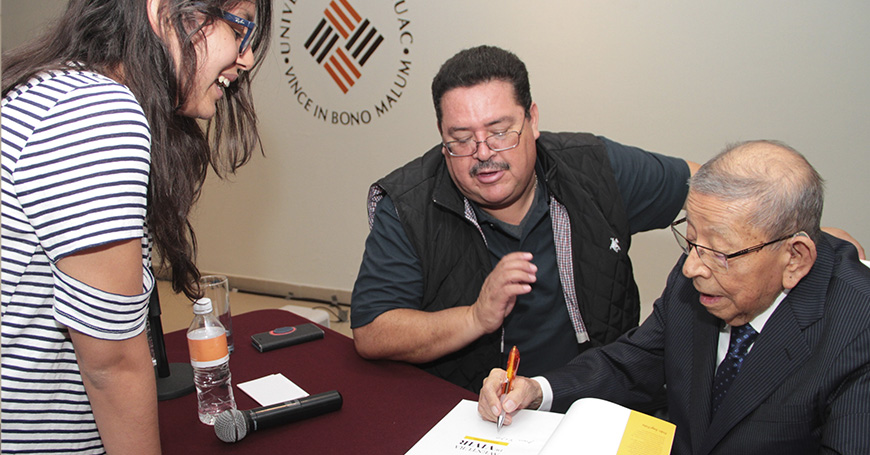 Don Enrique Montero Ponce presentó su libro “La Aventura de Vivir” en la Universidad Anáhuac