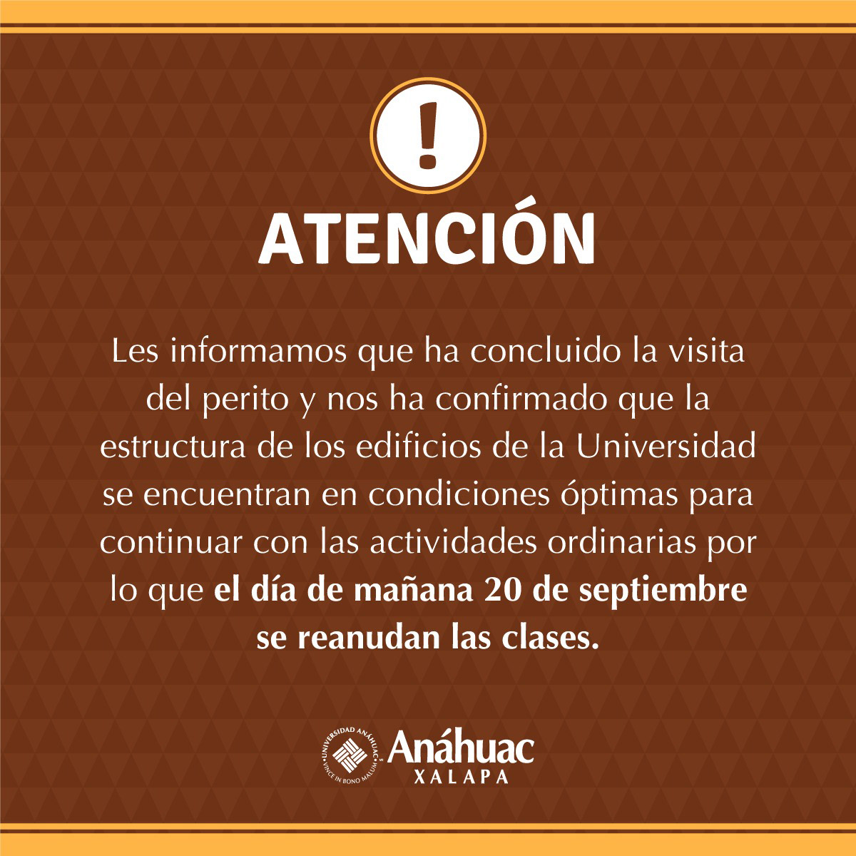 Cerrar vista en pantalla completa Reanudación de Actividades