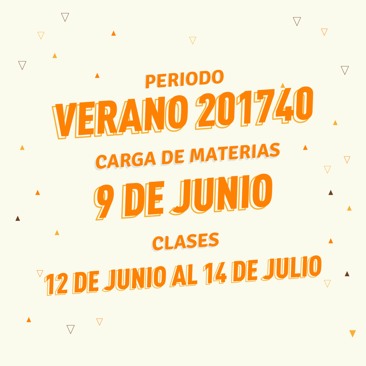 Cerrar vista en pantalla completa Selección de Cursos para el Periodo 201740 Verano de 2017