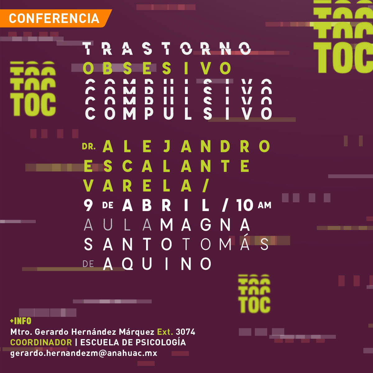 Cerrar vista en pantalla completa Trastorno Obsesivo Compulsivo