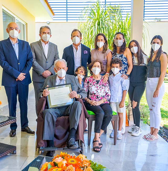 Homenaje al Dr. Felipe de Jesús Sánchez Ancira por el Día del Médico