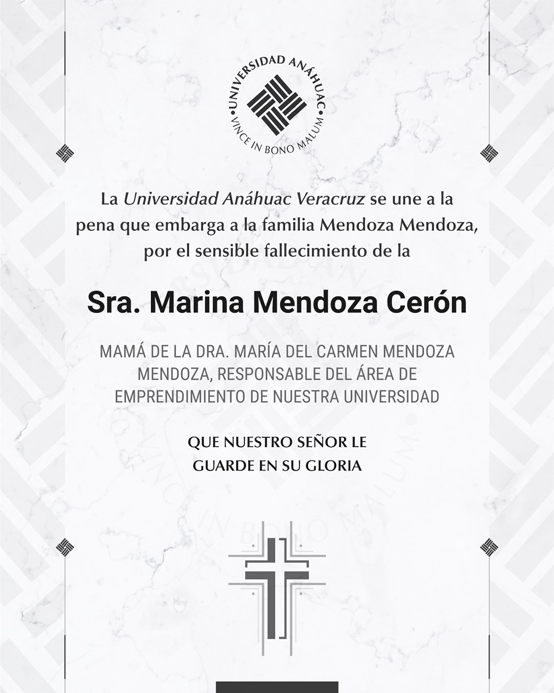2 / 20 - Sra. Marina Mendoza Cerón 2 / 20 - Sra. Marina Mendoza Cerón