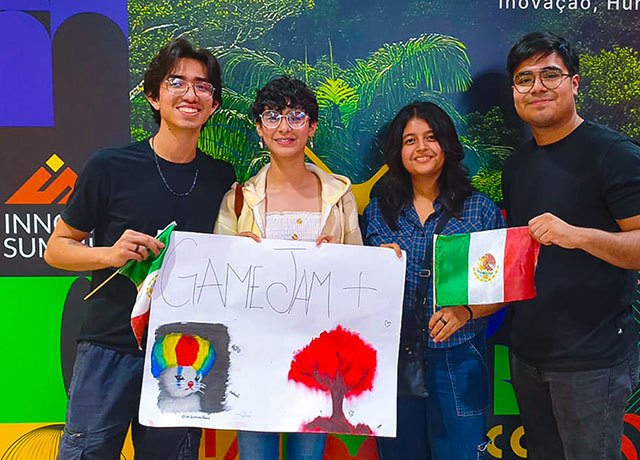 Estudiantes de Animación Digital en la Final Global de la Game Jam Plus en Brasil