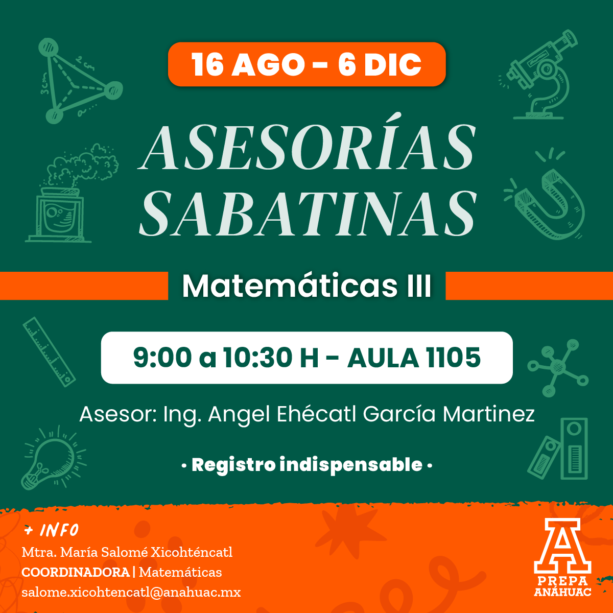 2 / 6 - Asesorías para Matemáticas y Ciencias Ago-Dic de 2025 2 / 6 - Asesorías para Matemáticas y Ciencias Ago-Dic de 2025