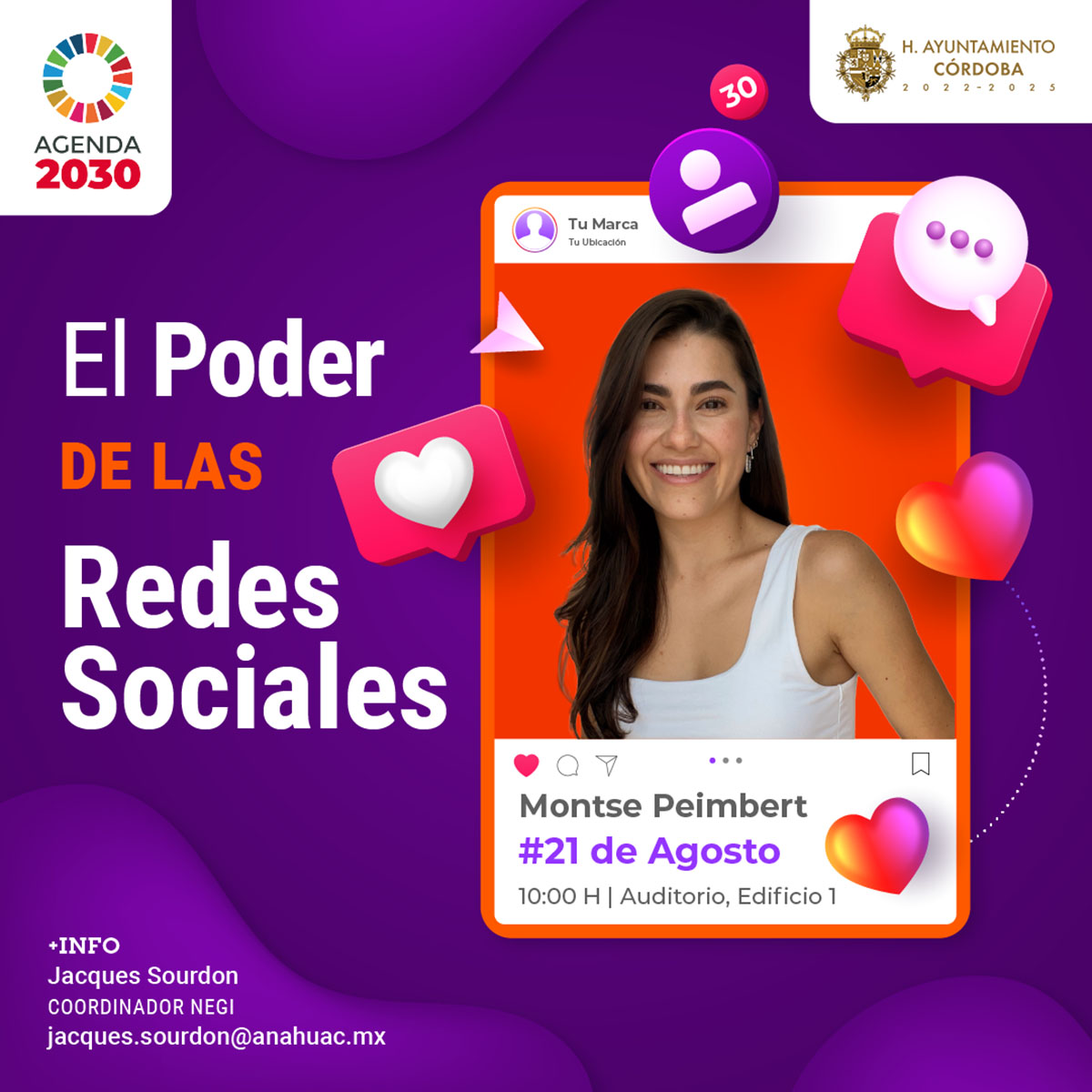 Conferencia: El Poder de las Redes Sociales Conferencia: El Poder de las Redes Sociales