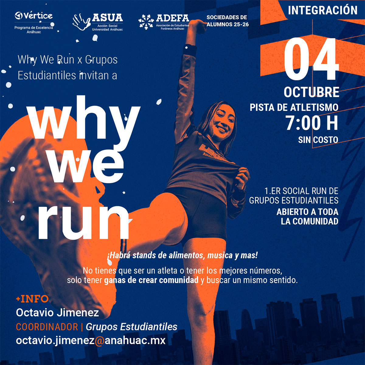 Ver en pantalla completa Why We Run X Grupos Estudiantiles