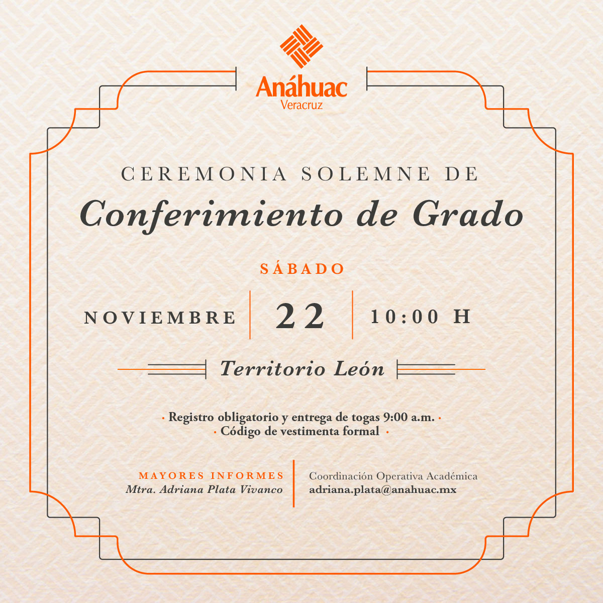 Ver en pantalla completa Conferimiento de Grado