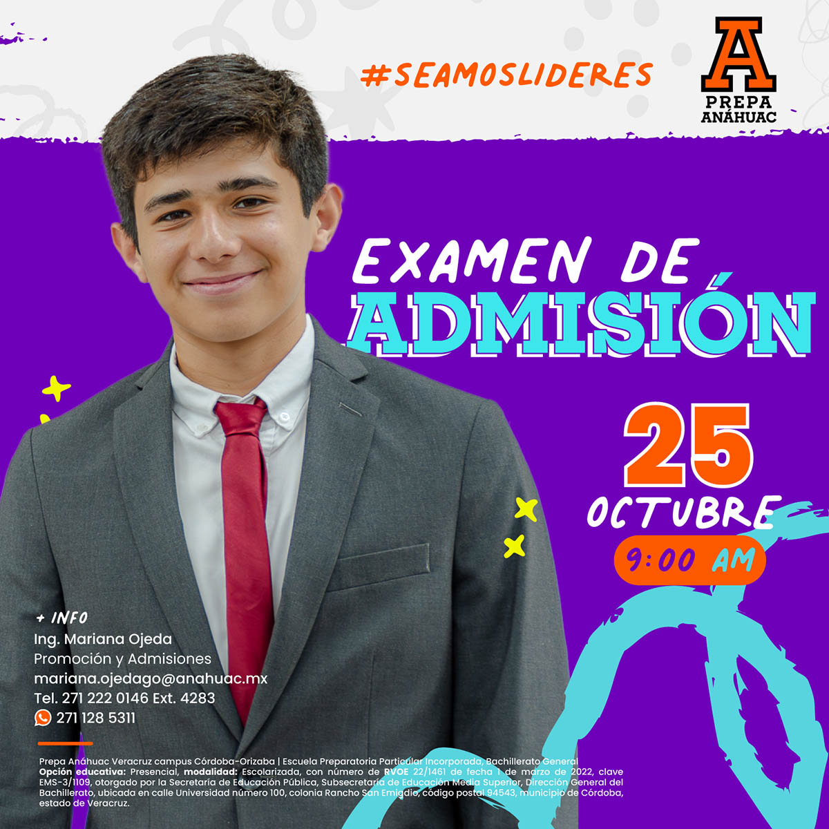 Ver en pantalla completa Examen de Admisión