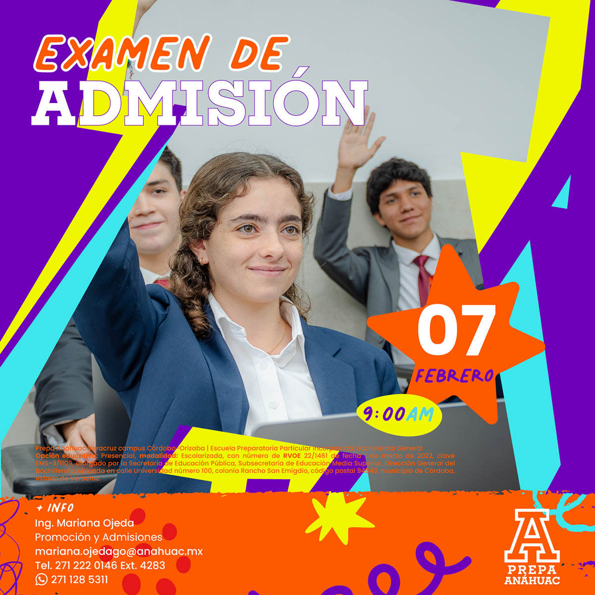 Cerrar vista en pantalla completa Examen de Admisión