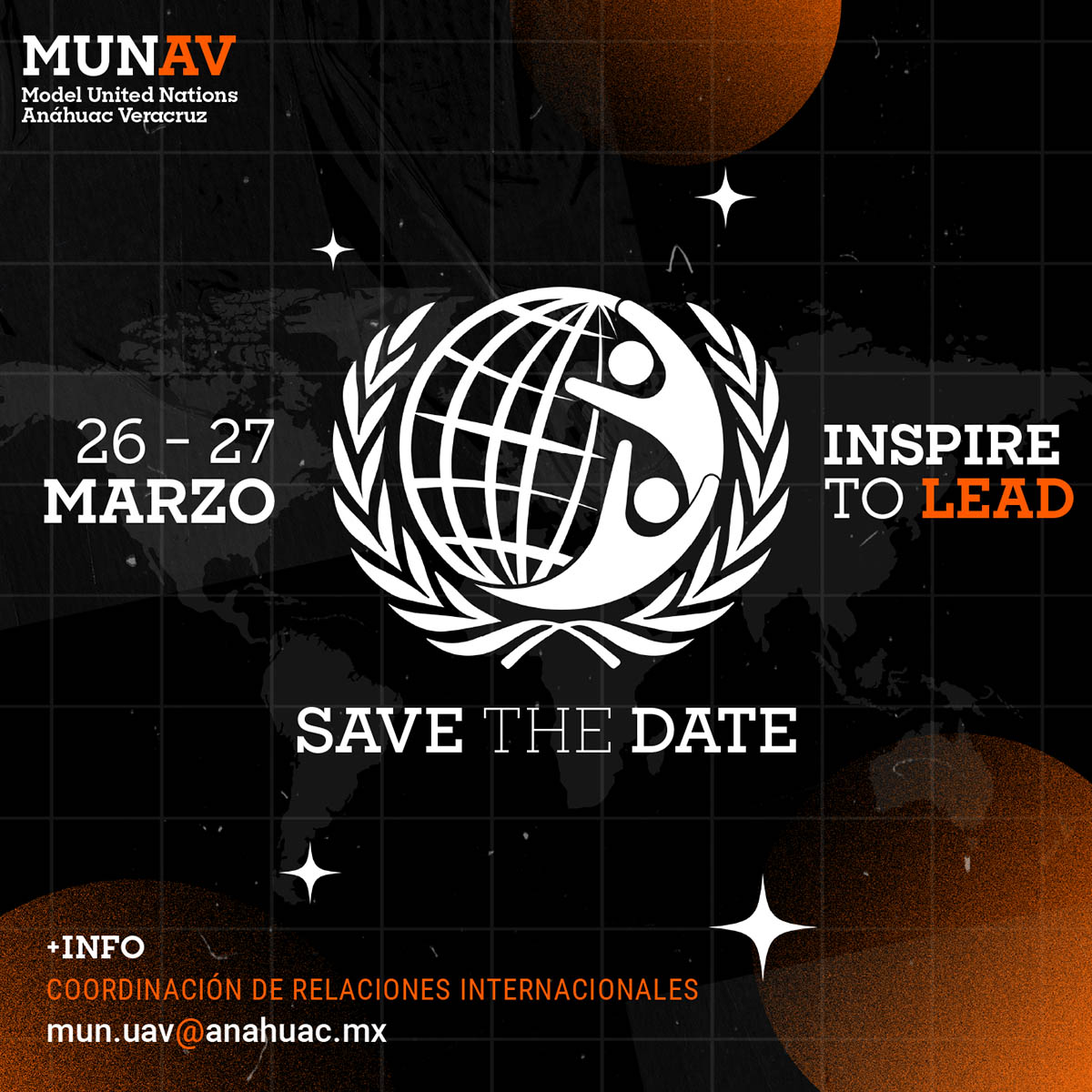 Cerrar vista en pantalla completa Save the Date: MUNAV 2026