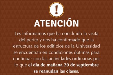 Reanudación de Actividades