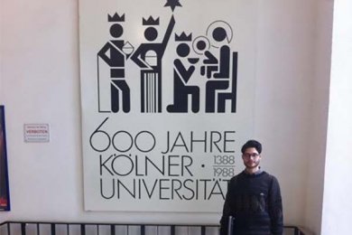 Alumno de Derecho de intercambio en la Universidad de Colonia