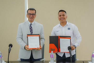 Firma de Convenio con Nicolás Center Elite