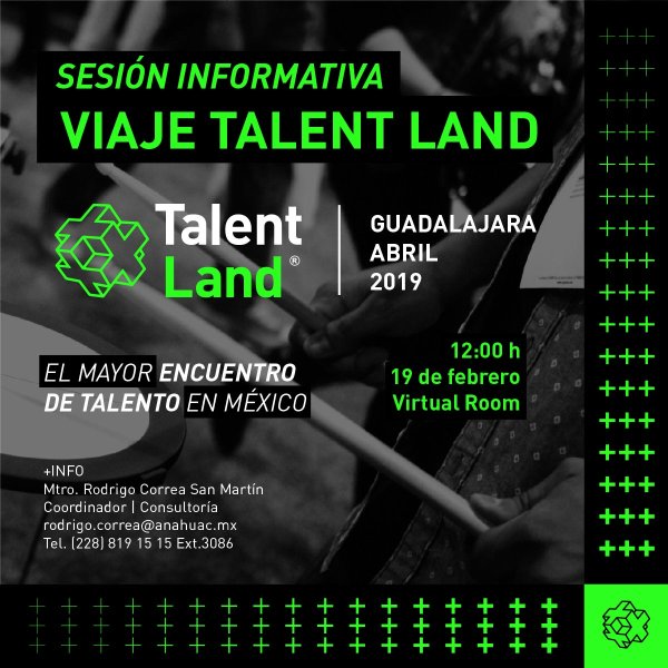 Sesión Informativa Talent Land Guadalajara 2019